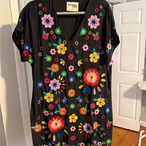 Savanna Jane Multicolor Floral Embroidered Tunic